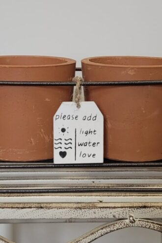 Rustic Terracotta Pot Duo